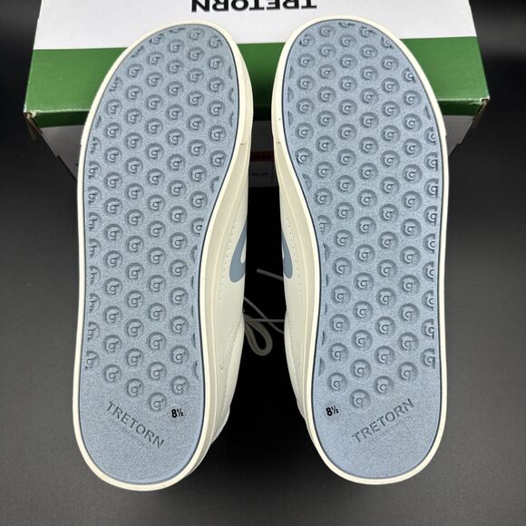 Tretorn “Serve” Women’s White/Blue 8.5 Memory Foam Footbed Sneaker Shoes NEW - Picture 13 of 16